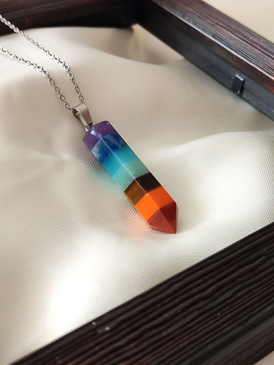 گردنبند هفت چاکرا اصل شاران