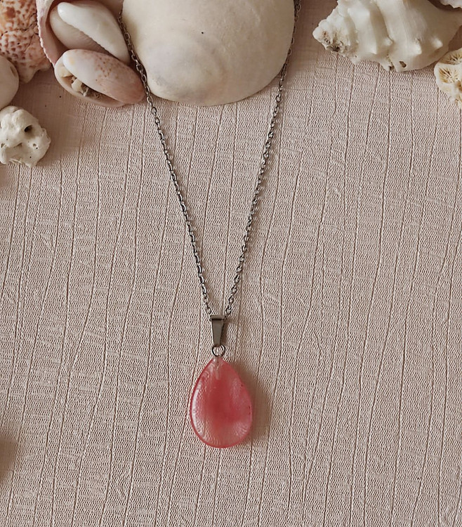 گردنبند رز کوارتز