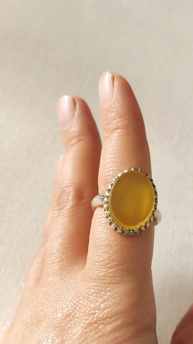 انگشتر نقره مردانه با نگین شرف شمس اصل شاران