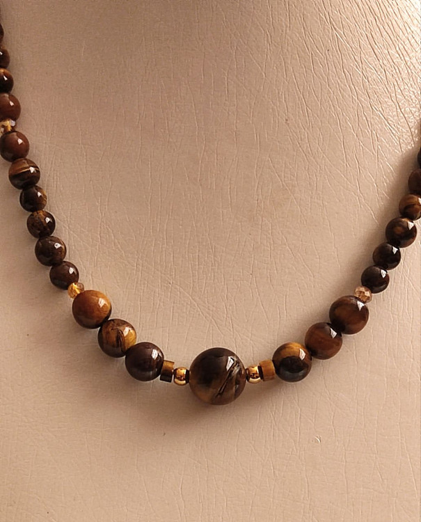 گردنبند سنگ چشم ببر