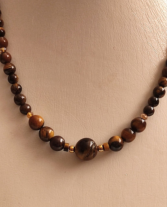 گردنبند سنگ چشم ببر