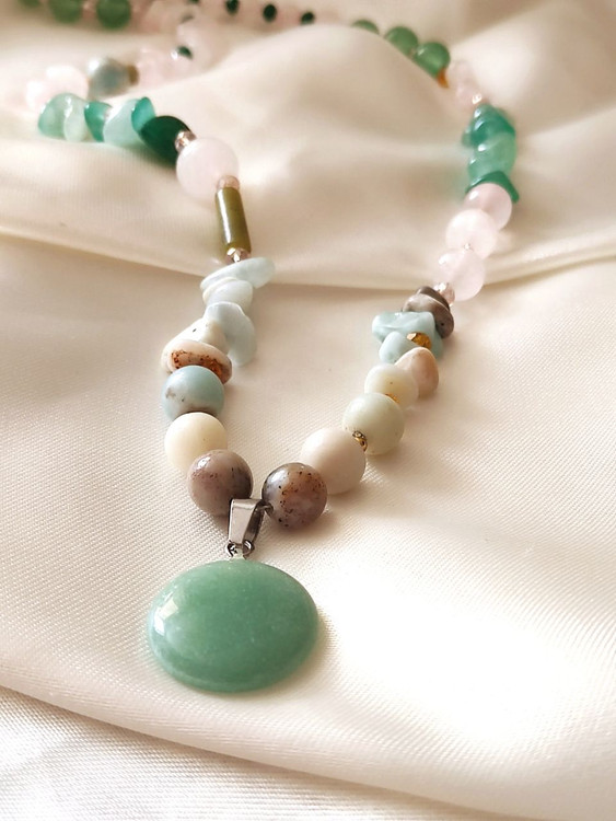 گردنبند سنگ زنانه اصل شاران