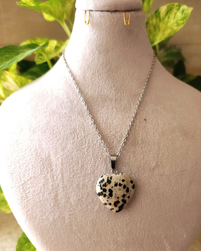 گردنبند سنگ جاسپر دالماتیان