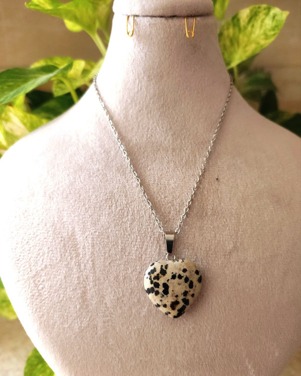 گردنبند سنگ جاسپر دالماتیان