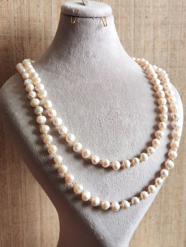 گردنبند مروارید پرورشی اصل شاران