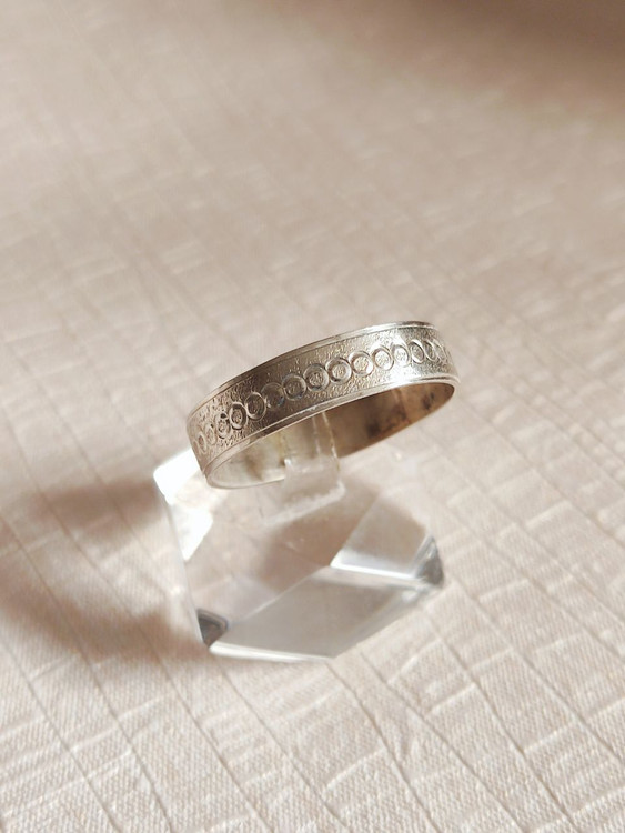 انگشتر نقره مردانه (حلقه)