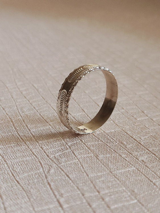 حلقه نقره مردانه