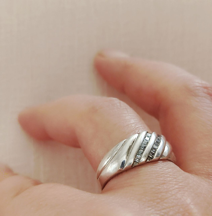 انگشتر نقره مردانه