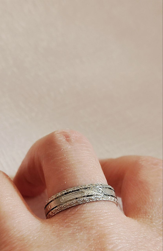 حلقه نقره مردانه