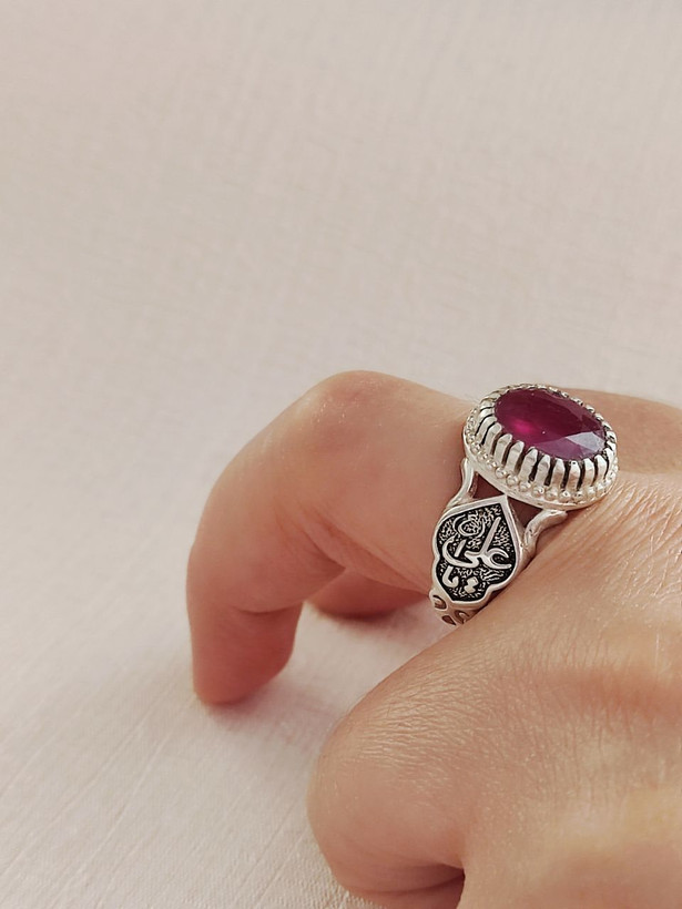 انگشتر نقره مردانه