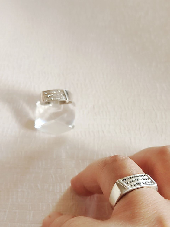 ست حلقه نقره