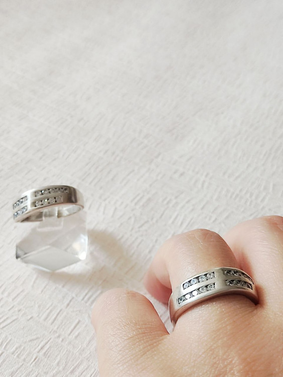 ست حلقه نقره ازدواج