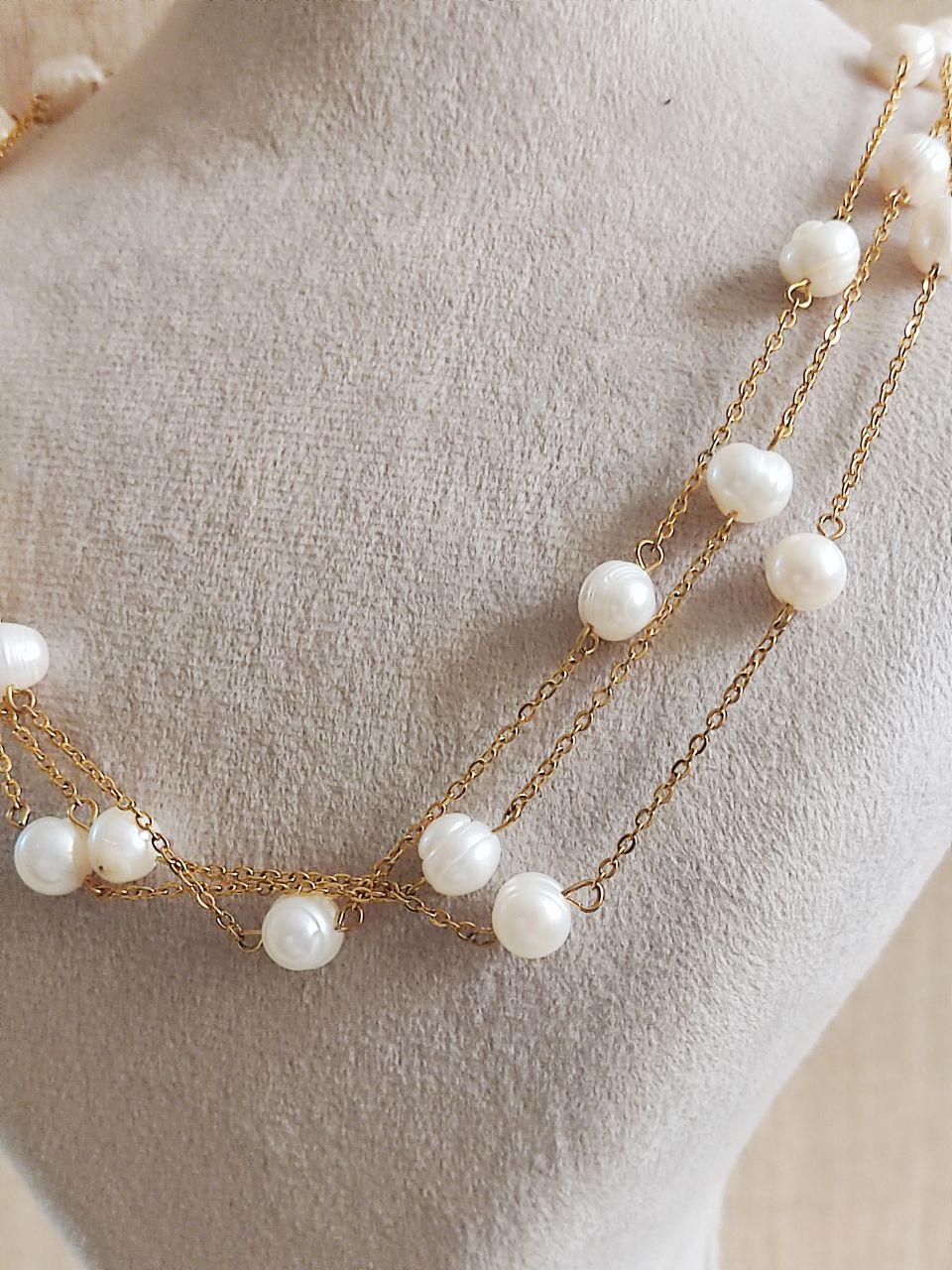 گردنبند مروارید پرورشی اصل شاران