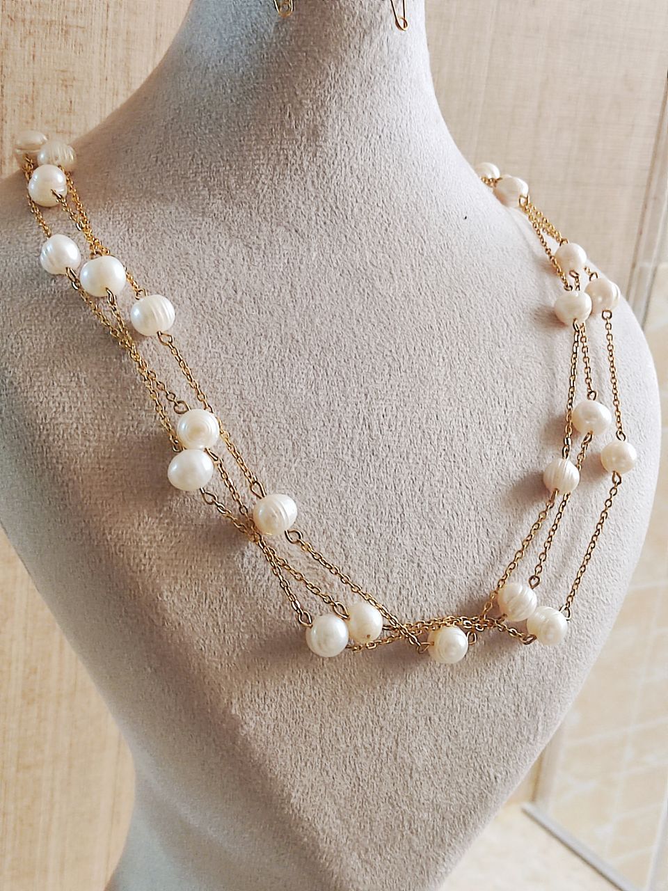 گردنبند مروارید پرورشی اصل شاران