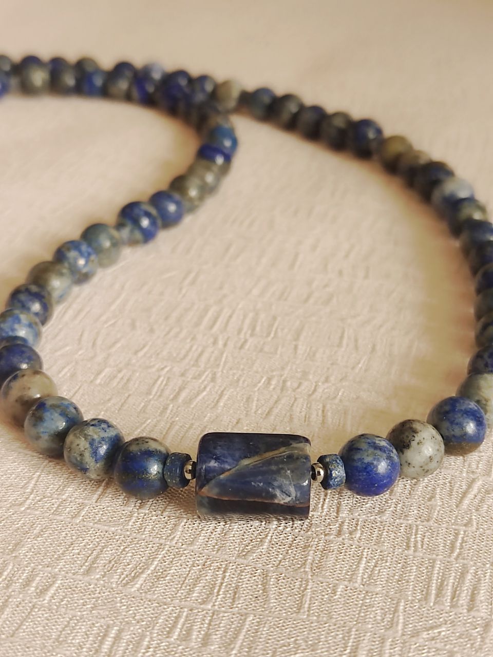 گردنبند لاجورد مردانه