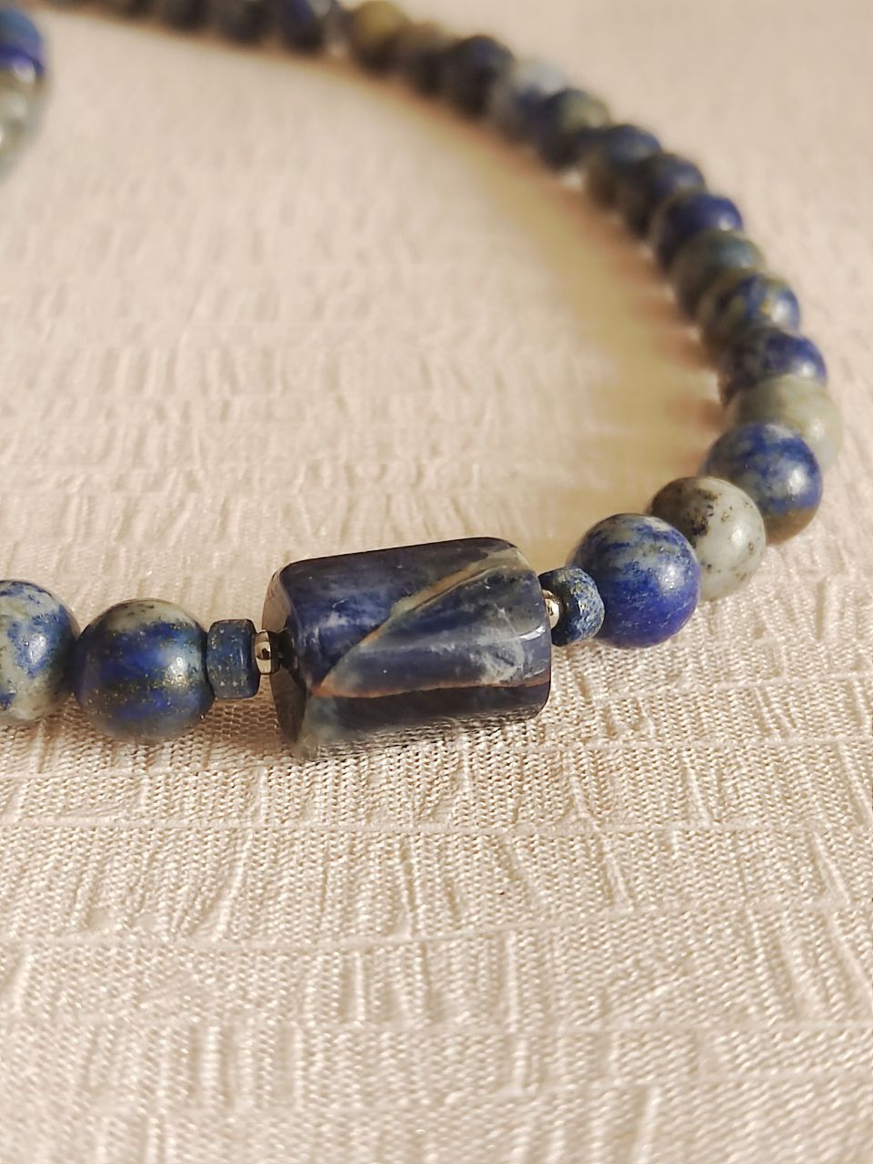 گردنبند لاجورد مردانه