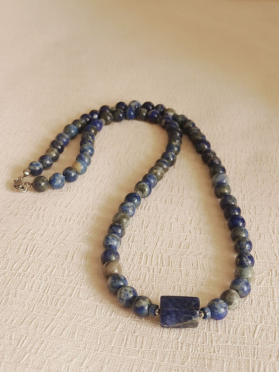 گردنبند لاجورد مردانه