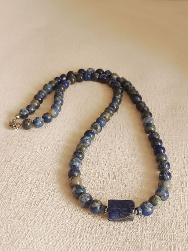 گردنبند لاجورد مردانه