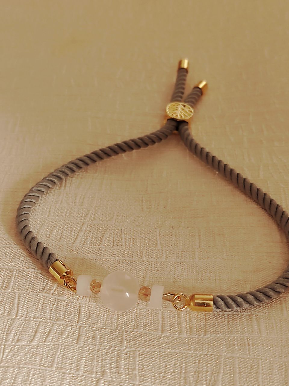 دستبند زنانه رز کوارتز