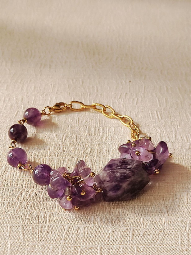 دستبند زنانه آمتیست