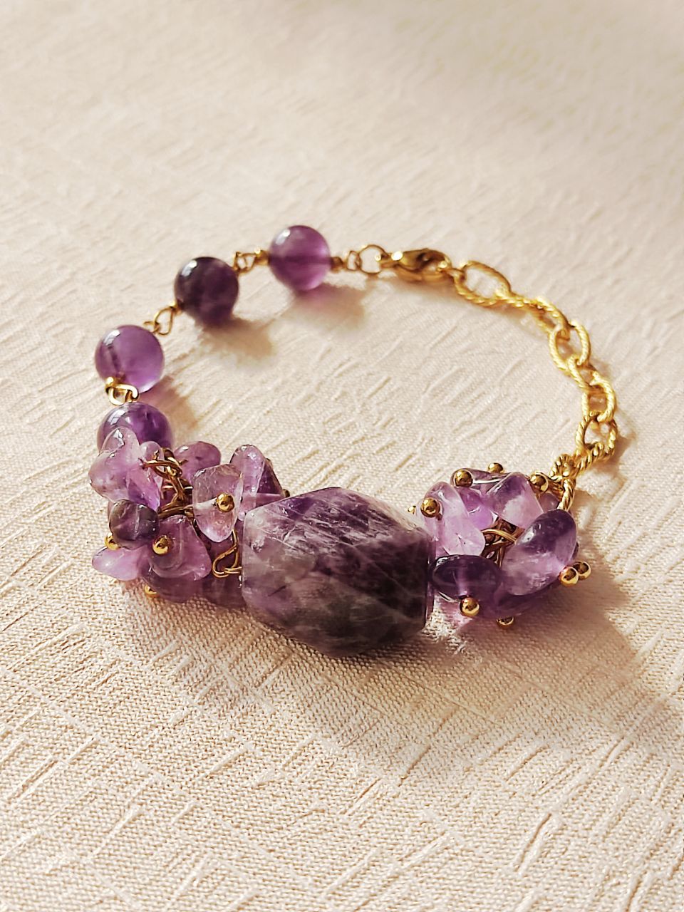 دستبند زنانه آمتیست