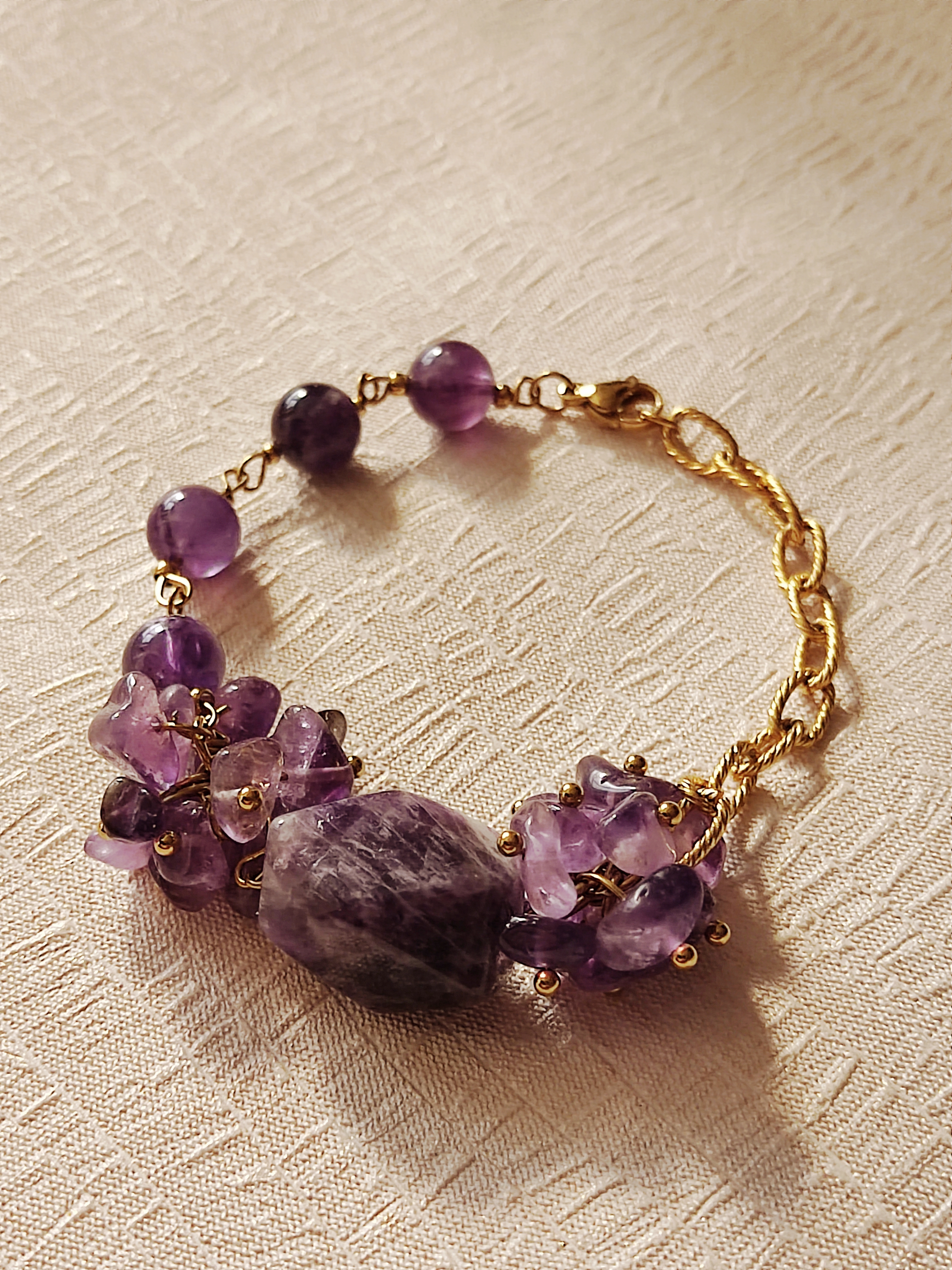 دستبند زنانه آمتیست