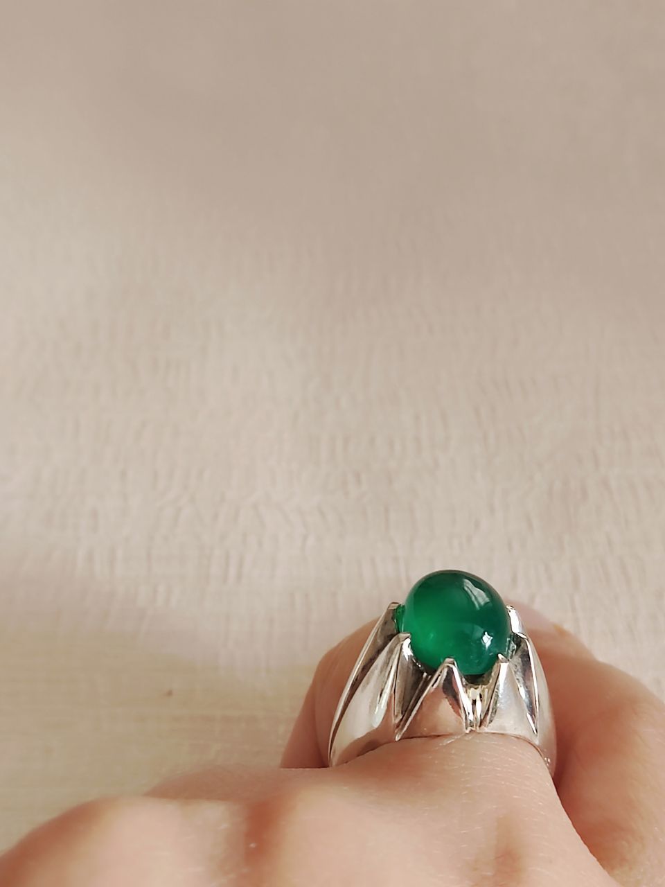 انگشتر نقره مردانه