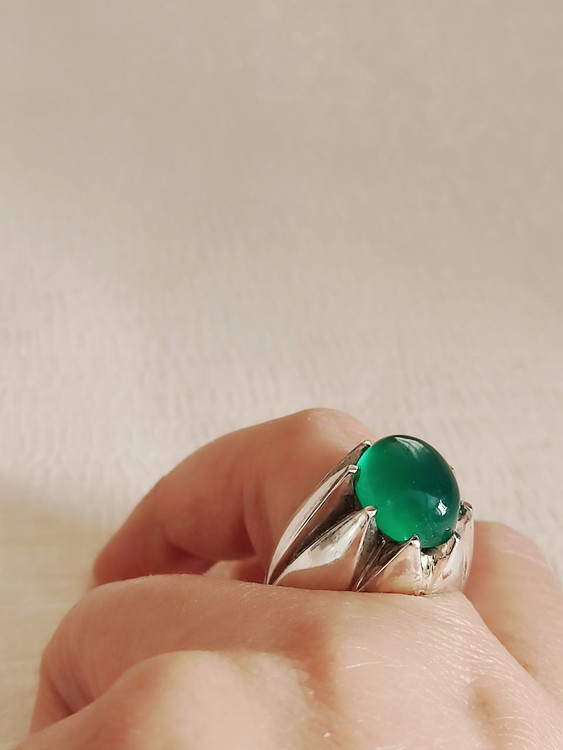 انگشتر نقره مردانه