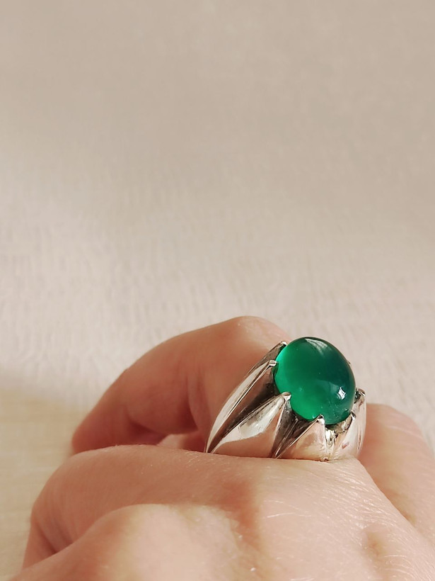 انگشتر نقره مردانه